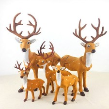 Christmas deer simulation elk Christmas window layout props desktop ornaments de picture