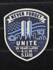 5.11 Tactical Never Forget Unite 9/11 Embroidered Patch / Exclusive Patch picture