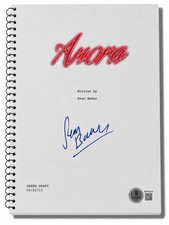 Sean Baker Signed Autograph Anora Full Movie Script Screenplay Authentic Beckett picture