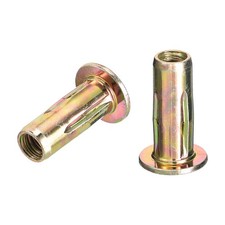 25pcs 5/16-18 Multi-Grip Rivet Nuts Gold Zinc Plated Finish Carbon Steel Plus picture