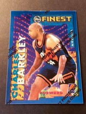 95-96 Topps Finest Rookie / Veteran NM-MT w/peel Charles Barkley Mario Bennett picture