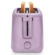 2-Slice Toaster with 6 Shade Settings and Removable Crumb Tray, Lilac Bloom picture