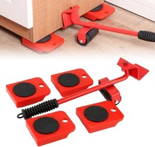 5Pcs Heavy Furniture Lifter Set - Easy Moving Slider Mover Tool Kit picture
