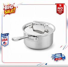 All-Clad D5 Polished Stainless-Steel Saucepan 1.5-Qt. picture
