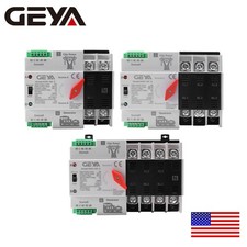GEYA Dual Power Automatic Transfer Switch Grid to Alternator2/3/4P 100A 220/110V picture