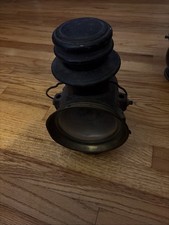 Antique Dietz Union Driving Lamp Lantern Carriage Kerosene Lantern Side Mounts picture