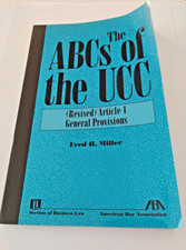The ABCs of the UCC: (Revised) Article 1 General Provisions Miller, Frederick picture
