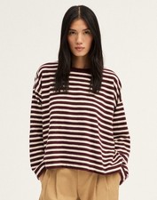 Madewell Easy Crewneck Long-Sleeve Tee in Sunday Slub picture