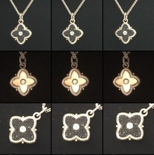 Brighton Cathedral Marcasite Crystal Reversible Necklace 18 + 2