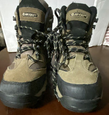 HI-TEC Skamania WP Mid Hiking Boots Brown/Black US 7.5 Medium picture