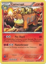 Camerupt - 22/149 - Rare (Lp) Boundaries Crossed - Fire Pokémon picture
