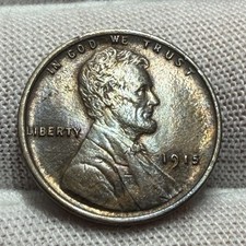 1915 Early Year Lincoln Wheat Cent Penny Uncirculated receive coin pictured 6345 picture
