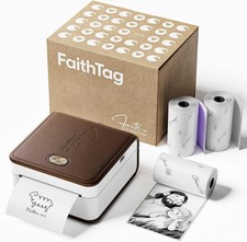 FaithTag Bible Study Journaling Supplies, Mini Sticker Printer F21 DIY 3 Rolls picture