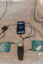 AuraTone Radionics attachment with amplifier and app. picture