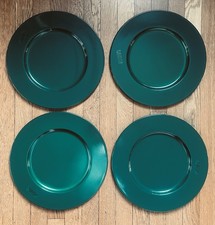 Set of 4 Pier 1 Made In Italy Dark Green 13