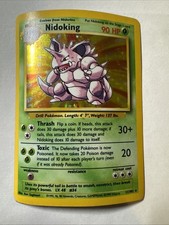 Nidoking 011/102 Base Set Holo 1999 Wotc Pokemon Card picture