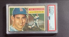 1956 Topps Baseball Ted Williams  PSA 3 MC  White Back Boston Red Sox HOF picture