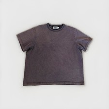USAL Project Community Tee Vintage Faded Navy Blue Cropped T-Shirt Size M Gorp picture