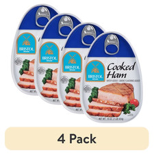 (4 Pack) Bristol Smoke flavor Cooked Ham, high Protein, 16 Oz aluminum can picture