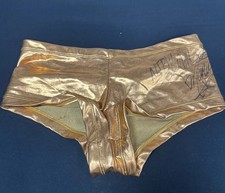 Maria Kanellis WWE ROH Signed Njpw Orange Ring Shorts picture