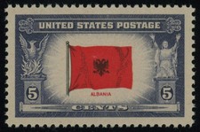 USA Scott# 918 Albania, Mint NH PSE Graded GEM 100 SMQ $125 [SEE NOTE]  (57164) picture