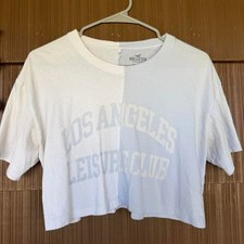 Hollister-co Women's White Crop-top picture