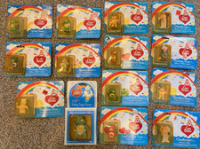 Vintage 1980’s Kenner Care Bears Miniatures Lot Sealed on Card + Baby Tugs picture