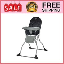 Cosco Kids Simple Fold Baby High Chair, Portable Feeding Chair, Black picture