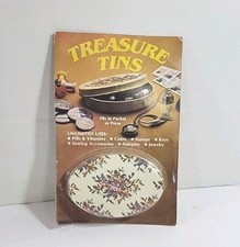 Vintage Treasure Tins (new and sealed). Made in Hong Kong. picture