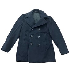 Vintage 1950s US Navy Wool Pea Coat Size 40 Naval Clothing Depot USN picture