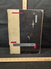1956 The Houstonian University Of Houston Texas Yearbook Complete Damaged Used  picture