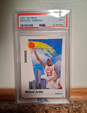 SkyBox 1991 SkyBox Michael Jordan SkyMaster Bulls #583 Graded Card picture