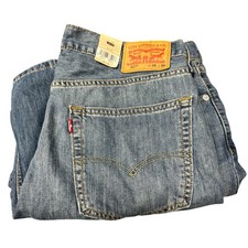 Levi's 527 Jeans Mens 36x30 ACTUAL Slim Bootcut Blue Denim Classic NEW picture