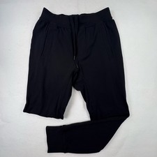 Lululemon City Sweat Jogger Pants Mens Medium Black French Terry Athletic Yoga picture