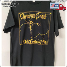 Christian Death Vintage Gothic Deathrock Punk Band Logo Graphic T-Shirt picture