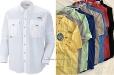 NEW COLUMBIA MEN BAHAMA LONG SLEEVE SHIRT,  XS-S-M-L-XL-XXL picture