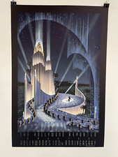Robert Hoppe Hollywood 100th Anniversary Lithograph Print Mirage Edition 1987 picture