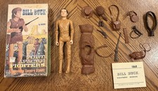 Rare Minty Vintage Marx Johnny West Fort Apache Fighters Cavalry Scout Bill Buck picture
