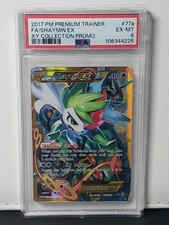 Shaymin EX 77a/108 Full Art Alternate Promo Premium Trainer XY Collection PSA 6 picture