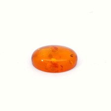 4.69ct Loose Oval Cut Lab Created Amber Gemstone 18 x 13mm picture