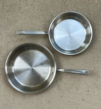 Made In Brand Cookware 10 in & 12in Stainless Clad Frying Pan Italy Made-In picture