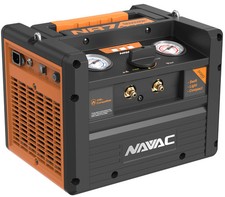 Navac NR7 Refrigerant Recovery Machine Twin Cylinder A2L HVAC Oil-Free NR-7 picture