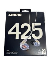 Shure SE425 Sound Isolating In-Ear Stereo Headphones (Clear) Brand New picture