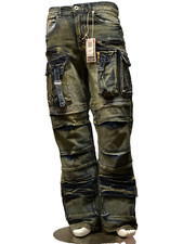 Men’s Bleeker Bleeker Relaxed Fit Jeans Utility Denim (DK Indigo) Baggy D2543 picture