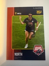 Charlotte North Fieldside II Lacrosse WLL Debut Boston Guard Card #WLL-1 picture