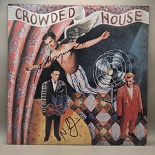 CROWDED HOUSE signed autographed SELF TITLED LP RECORD BECKETT (BAS) NEIL FINN picture