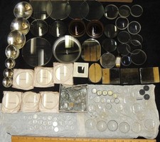  Vintage junk lot Edmund Scientific Optical Glass Lens & Mirrors picture