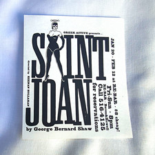 The ReBar Theater: Saint Joan Directed By Dan Savage/pseudonym Keenan Hollahan picture