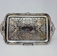 Vintage Sheridan Silver plate  by Taunton Silversmiths  Serving Tray picture