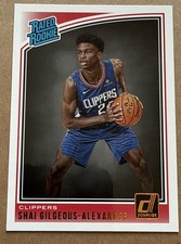 2018-19 Panini Donruss - Rated Rookies Shai Gilgeous-Alexander #162 (RC) picture